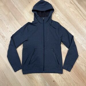 Lululemon City Sweat Full Zip Hoodie Men's Size M Athleisure Navy Blue Jacket